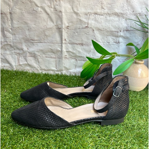 PAUL GREEN Leather snake design Flats size EUR 7 US 9.5 gently used - Picture 5 of 15